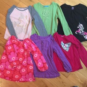 Girls 5T long sleeve shirts